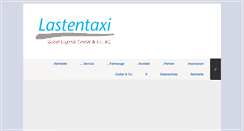 Desktop Screenshot of lastentaxi.infotaxi.de