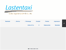 Tablet Screenshot of lastentaxi.infotaxi.de